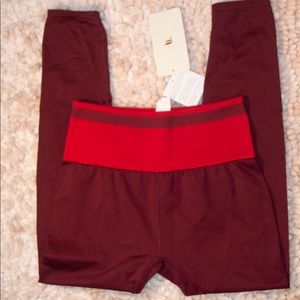Fabletics red leggings